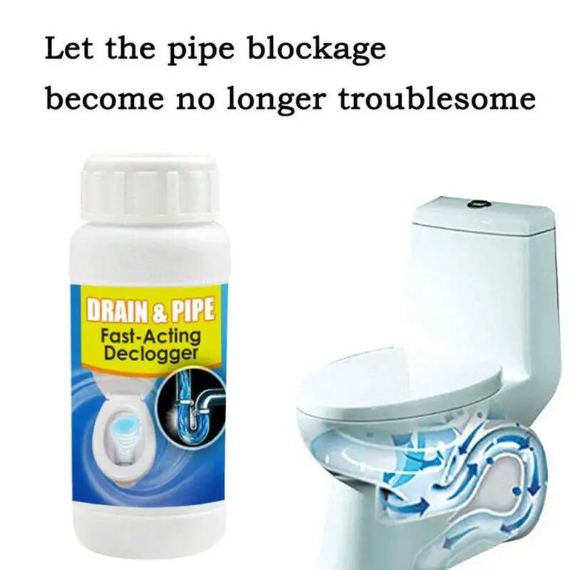 

100g Powerful Pipe Dredging Agent Kitchen Sink Drain Toilet Cleaner Household Dredge Tools Cleaning Agent E1H3