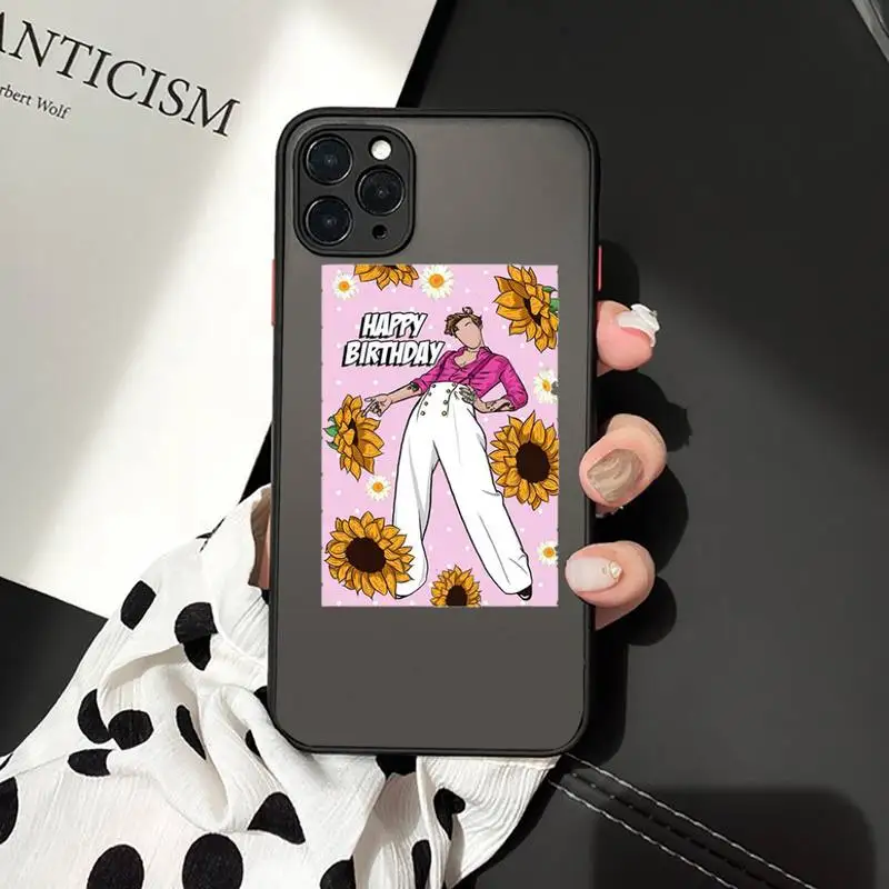 

Harry Styles Love On Tour 2020 Fine Line Phone Cases matte transparent For iphone 7 8 11 12 plus mini x xs xr pro max cover
