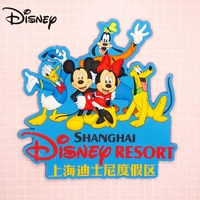 disney mickey mouse family cartoon cute soft glue tile creative home magnetic button refrigerator magnets cartoon