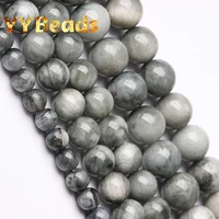 5a quality natural hawk eye stone beads round loose beads for jewelry making diy bracelets necklaces accessories 15 6 8 10mm