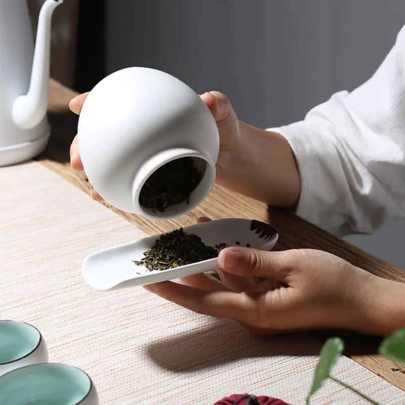 Керамическая банка в винтажном стиле с Пробковой Крышкой герметичный чайный