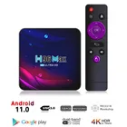 ТВ-приставка Android 11 4 ГБ 32 ГБ 64 Гб 4K H96 MAX медиаплеер видео 2,4G 5,8G Wifi Bluetooth-совместимая ТВ-приставка 4.0