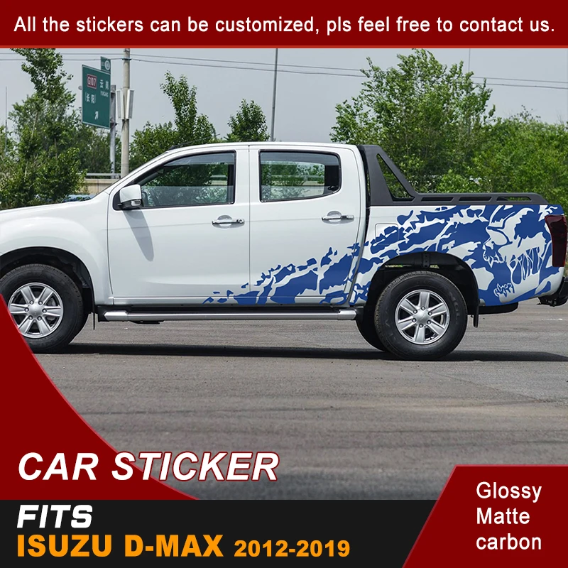 2 шт. виниловые наклейки для кузова isuzu dmax 2012 2017|Наклейки на автомобиль| |