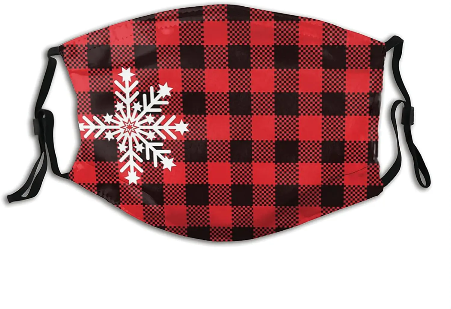 

Рождественские маски для взрослых, моющиеся с 2 фильтрами, моющиеся тканевые банданы с рождественским принтом и регулируемыми петлями для у...