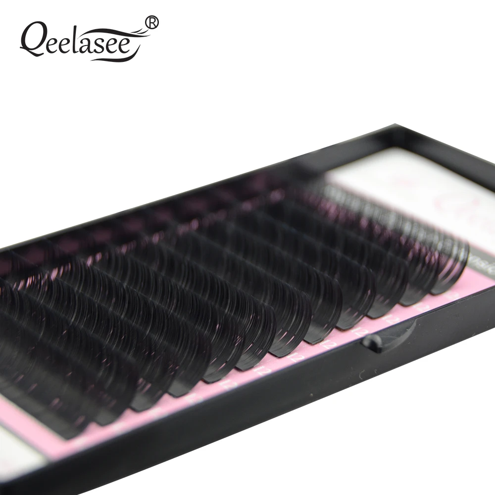 20 шт. 0 10 мм Индивидуальные ресницы для наращивания толстые длинные накладные 8 12 14