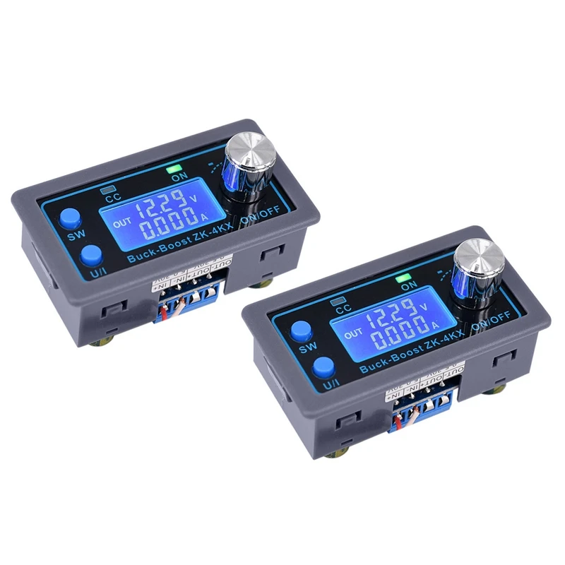 ZK 4KX CNC DC Buck Boost Converter CC CV 0 5 30V 4A модуль питания регулируемый Регулируемый источник (2