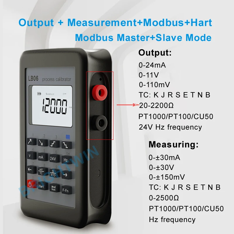 Новый многофункциональный промышленный калибратор LB06 MODBUS RTU Hart коммуникатор PT100