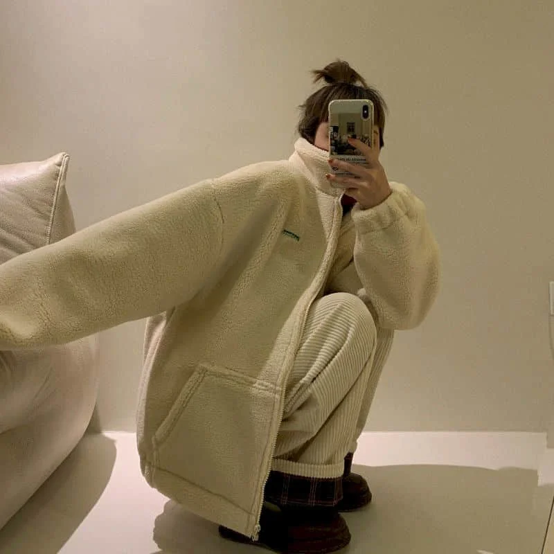 2022 зимняя хлопковая куртка для студентов в Корейском стиле свободная большого