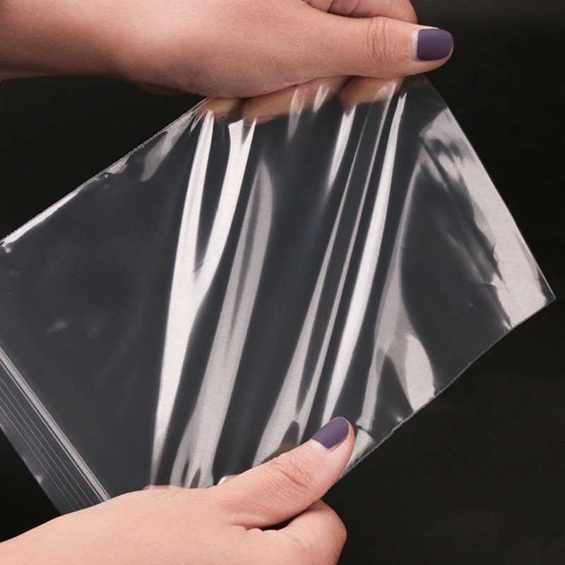 100 шт. прозрачные пакеты для упаковки ювелирных изделий|Сумки вещей| |