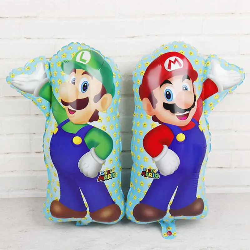 2 шт./лот воздушные шары в виде Супер Марио для вечеринки на день рождения