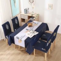 fashion water proof table cloth printed coffee table cloth knitted chair cover table runner 80x140cm antifouling tablecloth