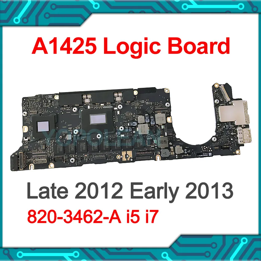 Оригинальный процессор i5 i7 8 Гб материнская плата для Macbook Pro Retina 13 &quotA1425