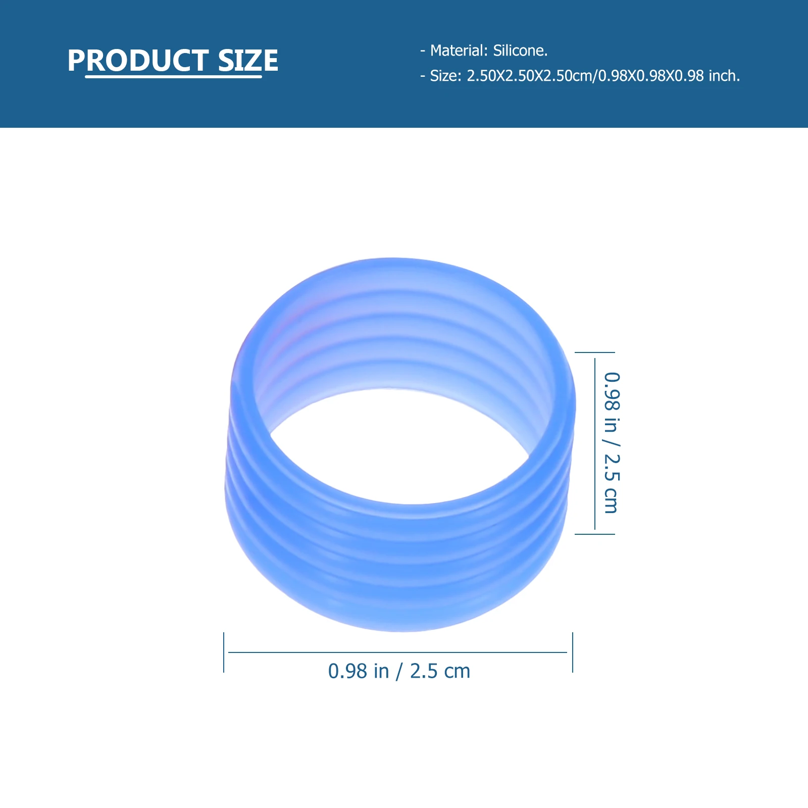 

6pcs Anti-slip Sport Fishing Rods Over Grip Badminton Racket Band Overgrip Protector Anti-Slip Sweatband Fix Silicone Ring