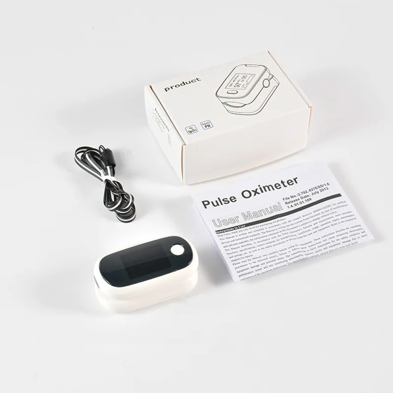 

USB Rechargeable Oximeter Pluse Oximeters OLED Display Screen Fingerclip Oximeter SPO2 PR Detector Portable Home Health Monitor