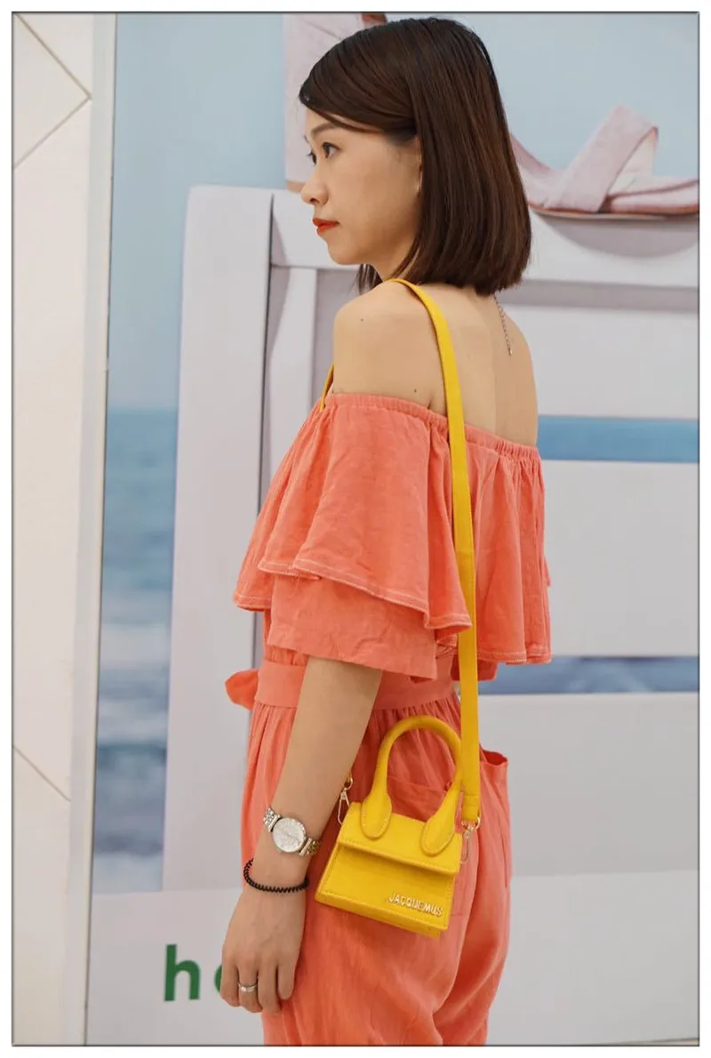 Jacquemus мини маленькая квадратная сумка через плечо, сумка через плечо, посылка, клатч, Женский дизайнерский кошелек, сумки для отдыха, Bolsos Mujer