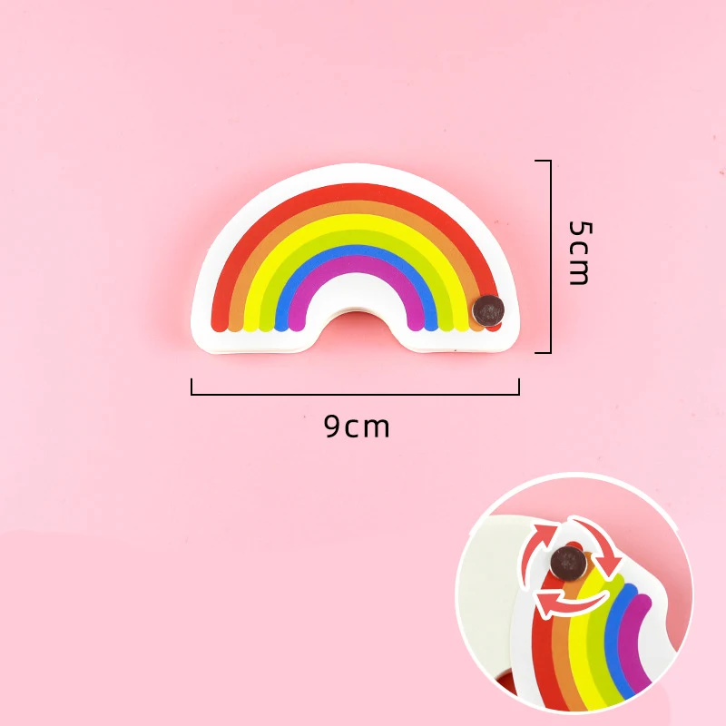 

Портативная ученическая записная книжка с радужным рисунком