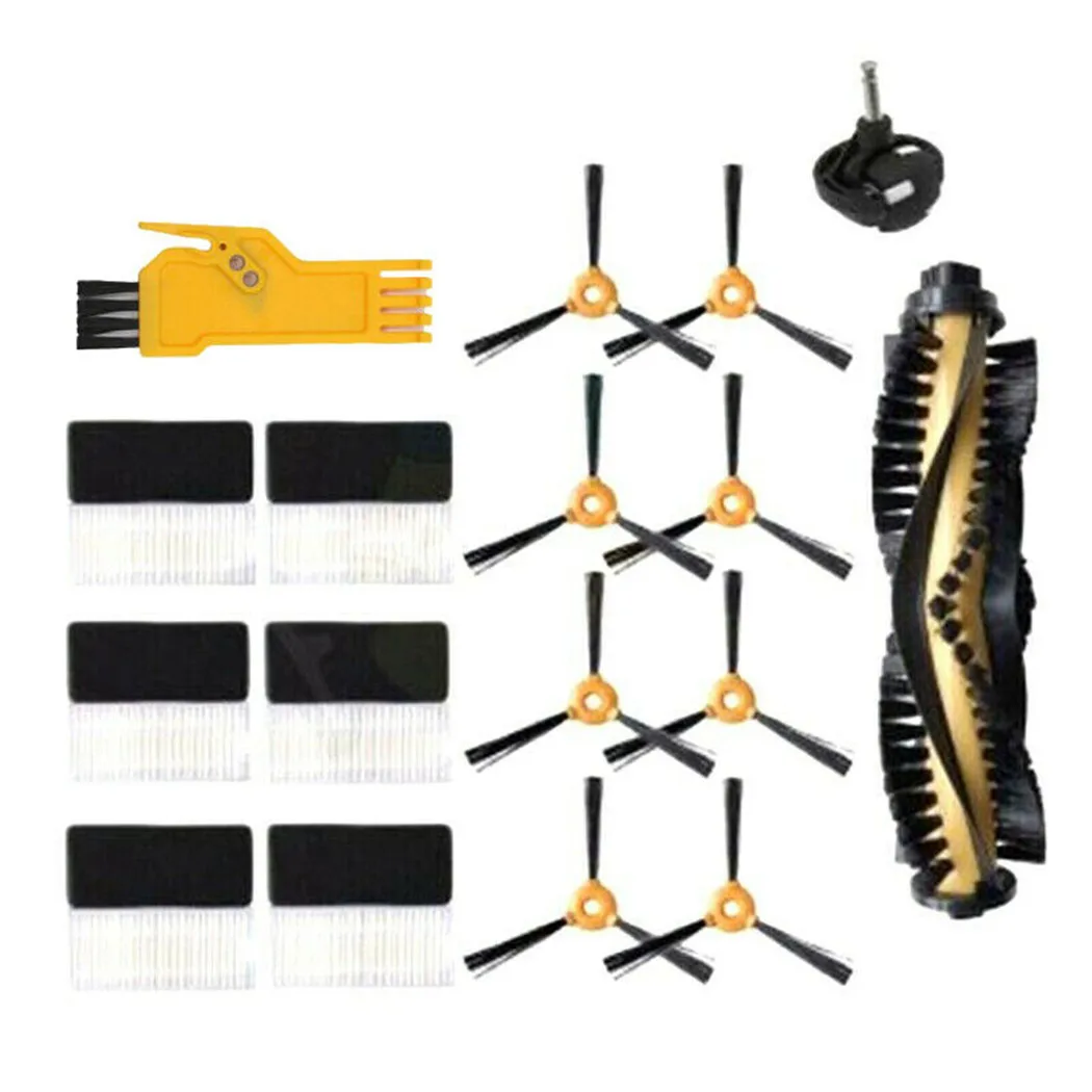 

Roller Side Brush Filter Kit For Ecovacs Deebot 600/601/605/N79 Vacuum Cleaner Highly Matched With The Oriiginal