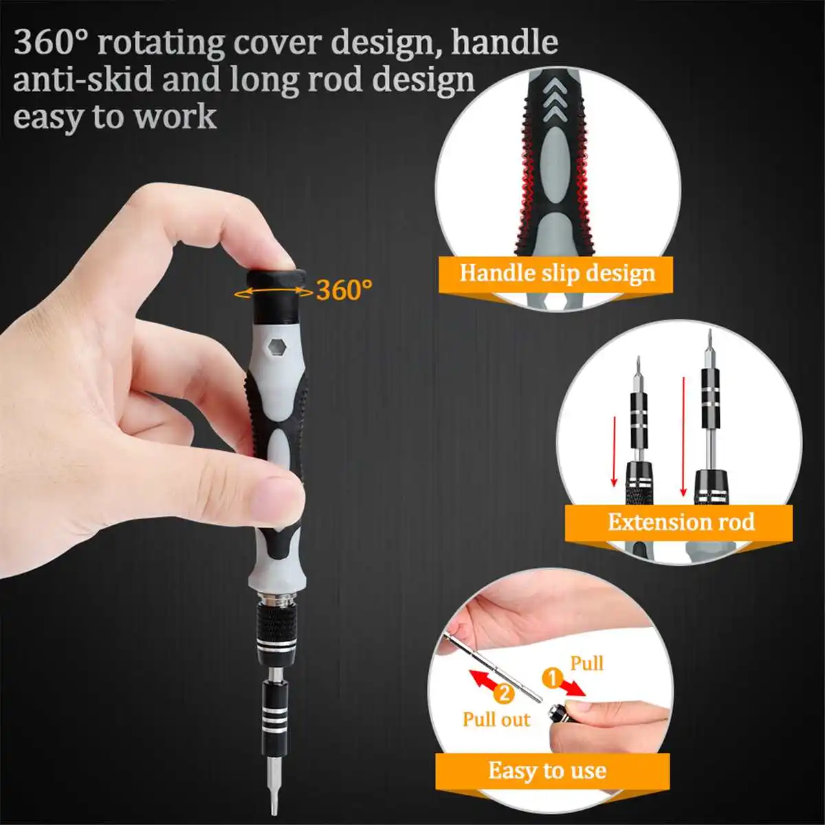 

117 in 1 Precision Screwdriver Set of Screw Driver Bit Set Multi-function Precision Mobile Phone Repair Device Torx Hand Tools
