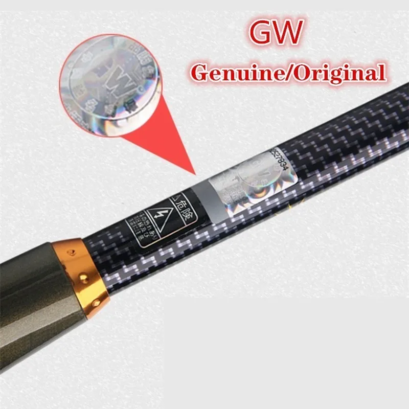 Телескопическая удочка GW прочная Удочка из углеродного волокна для ловли форели