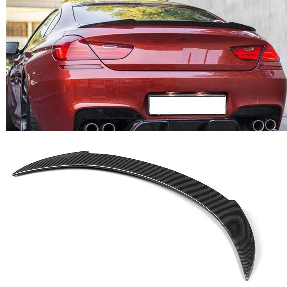 

For BMW F06 6-Series 640i 650i M6 Gran Coupe 4 Door V Style Real Carbon Fiber Upper Splitter Lip Roof Rear Trunk Spoiler Wing