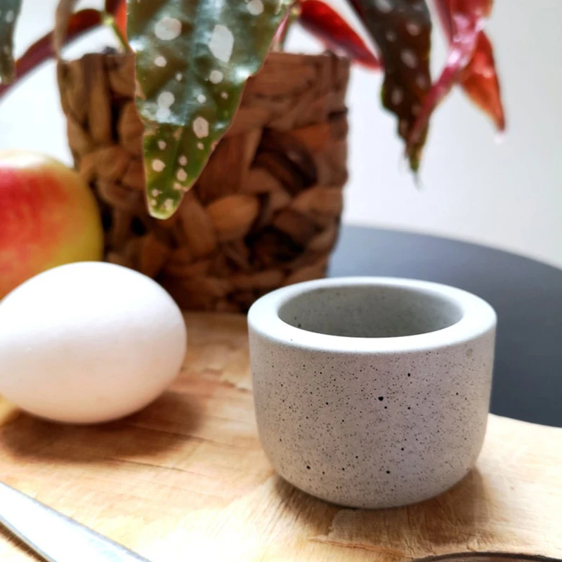 Цементная Силиконовый молд в Форе Кубка для свечей форма кастрюль суккулентов