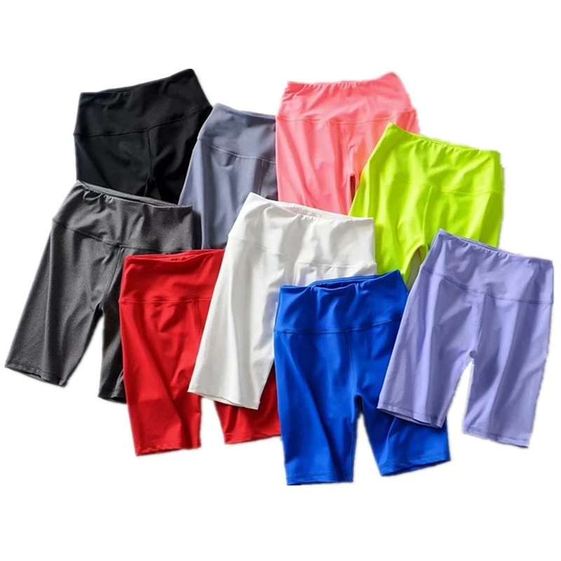 

Summer women shorts casual biker short black high waisted shorts cute white short pants elastic sweat shorts women 2020