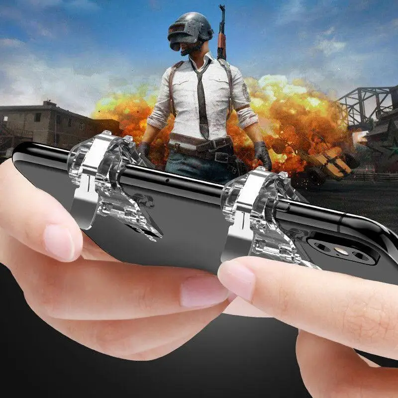 Прозрачный PUBG Джойстик контроллер триггера для iPhone джойстика геймпад Android