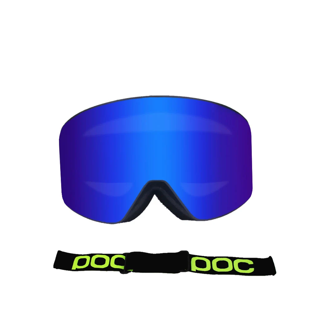 Брендовые лыжные очки-Цилиндры POC магнитные мужские и женские зимние
