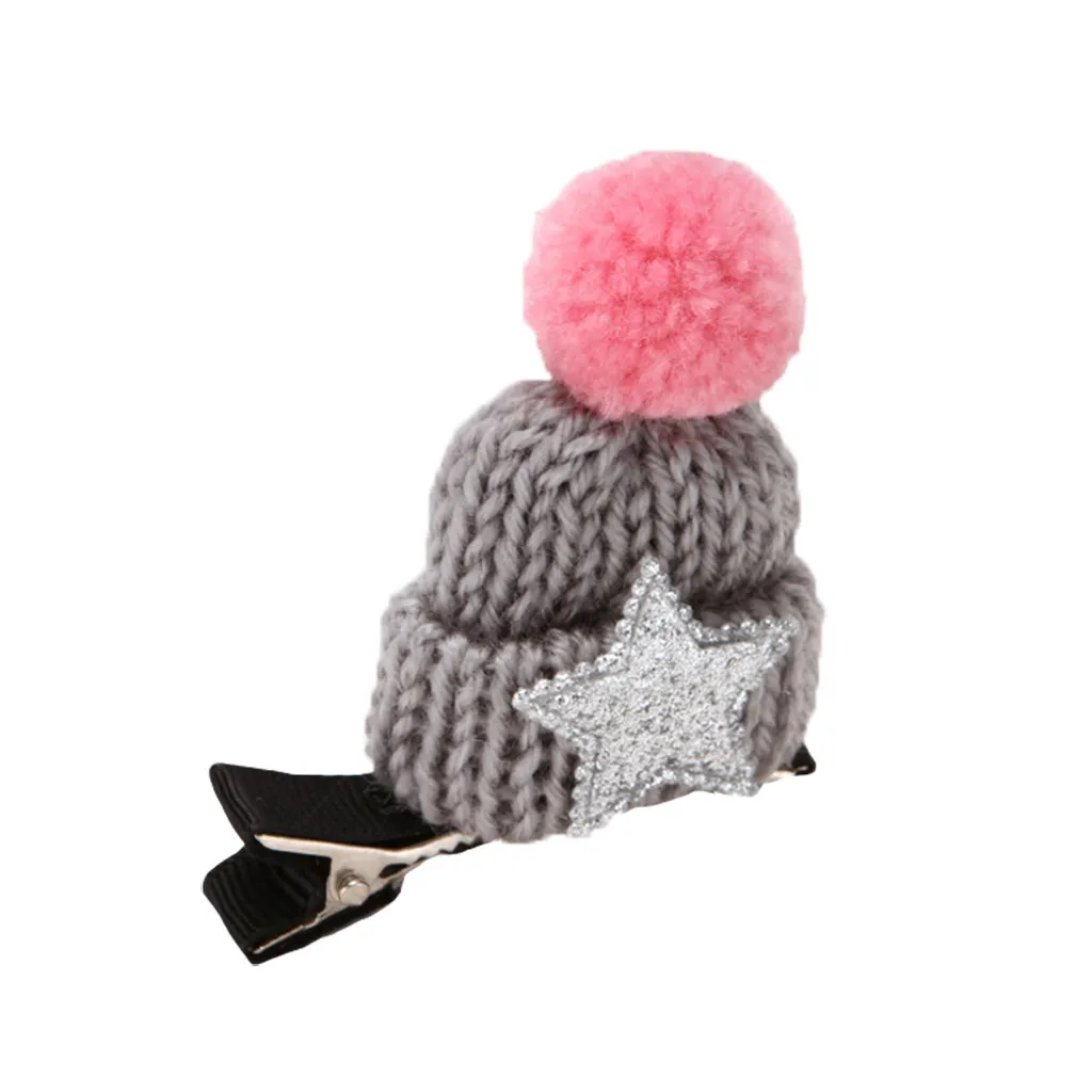 Головные уборы Для детей Рождественская шапка вязаная плюшевая с изображением