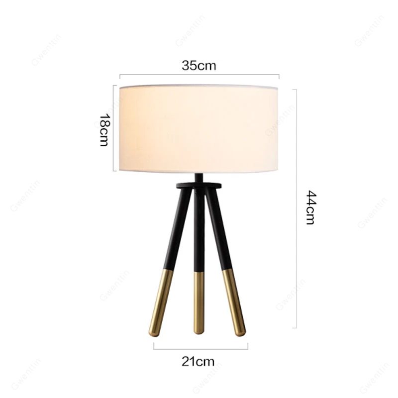 Современные настольные лампы со штативом для гостиной спальни лампа в