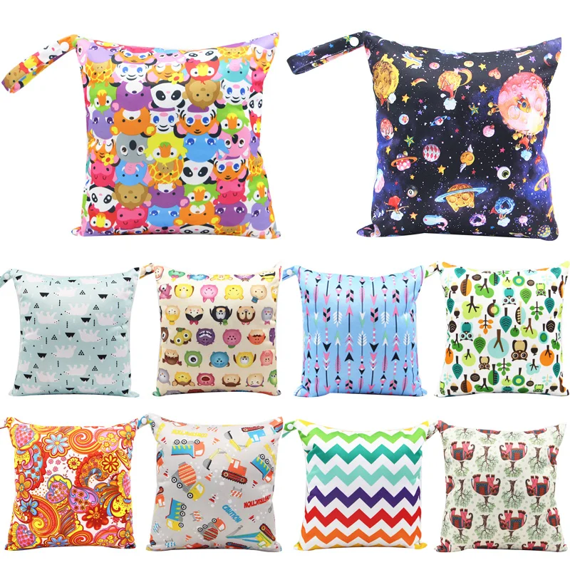 Милый детский подгузник сумка с принтом водонепроницаемые дорожные маленькие