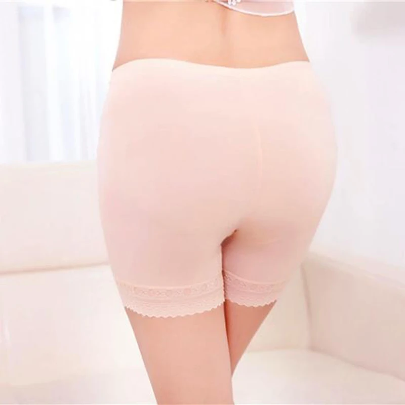 Шорты женские кружевные ажурные модные короткие брюки из модала с защитой от