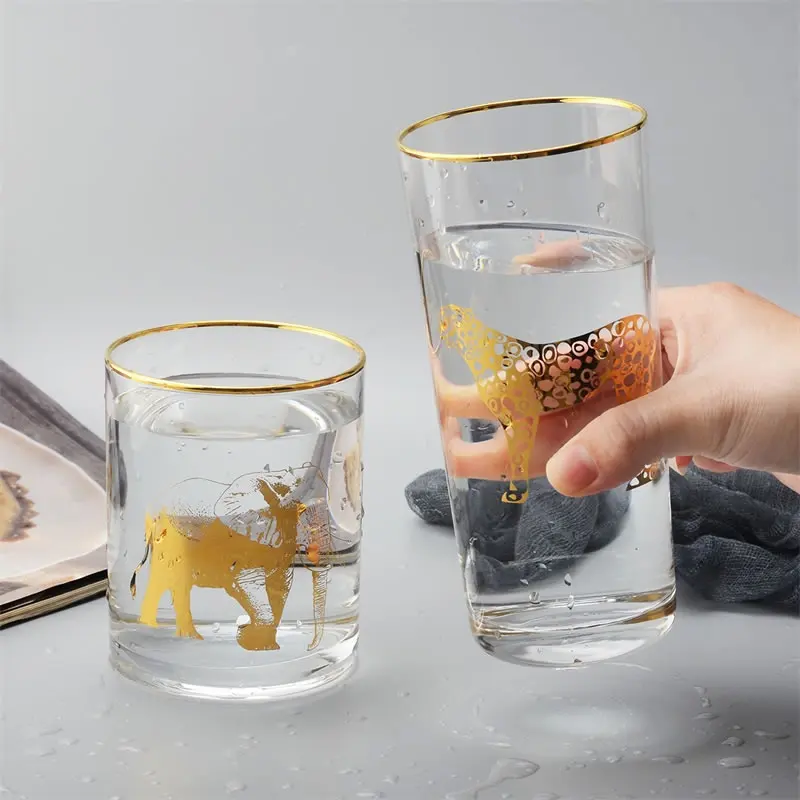Креативная кофейная чашка стеклянная кружка с милыми животными мультяшная для