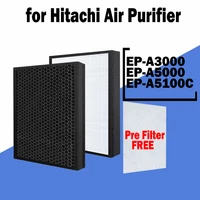 ep a3000 ep a5000 ep a5100c replacement hepa carbon filter epa3000 epa5000 epa 5000 deodorizing filter for hitachi purifier
