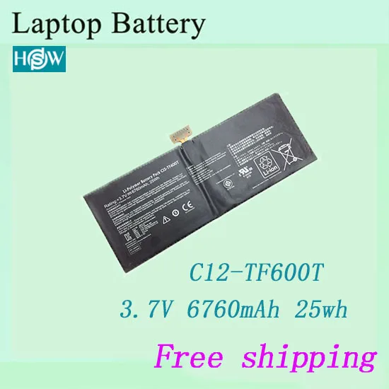 Высококачественный аккумулятор для ноутбука Asus C12-TF600T AS3966T AS3964T AS3956T AS4046T AS3967 AS4048