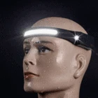 Мягкий силиконовый COB светодиодный налобный фонарь с датчиком, налобный фонарь с зарядкой от USB, налобный фонарь со встроенным аккумулятором, фонасветильник с 5 режимами работы