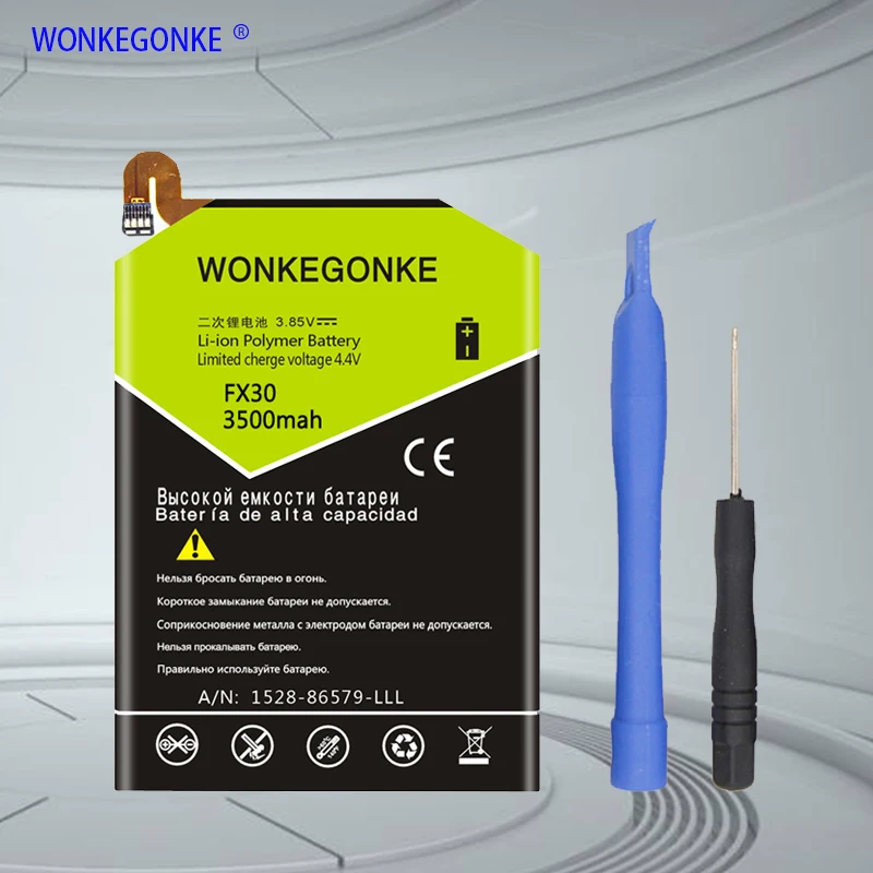 WONKEGONKE FX30 Battery for Motorola Moto X Pure Edition Style X+2 XT1570 XT1572 XT1575 Batteries Bateria | Мобильные телефоны и