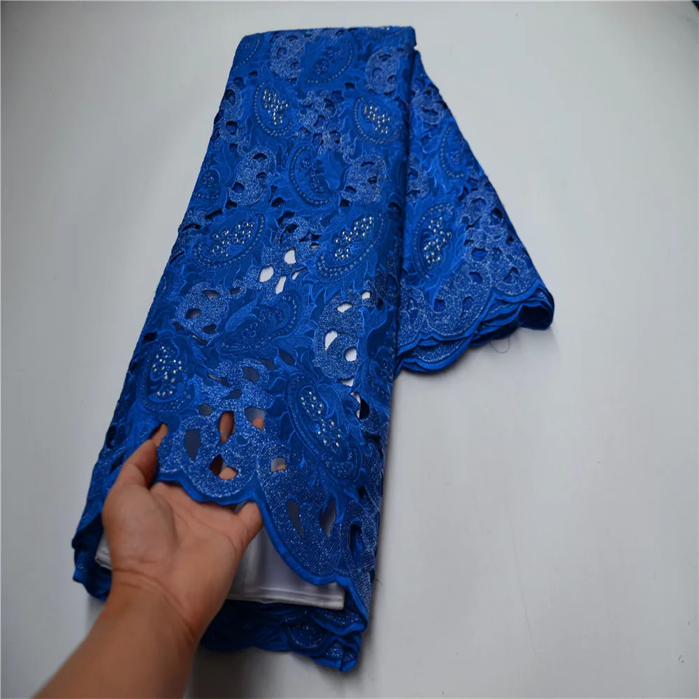 

Африканская сетчатая кружевная ткань 100% хлопок удар вышивка 2021 высокое качество французская кружевная ткань для платья 5 ярдов/лот CLP-697 (1)