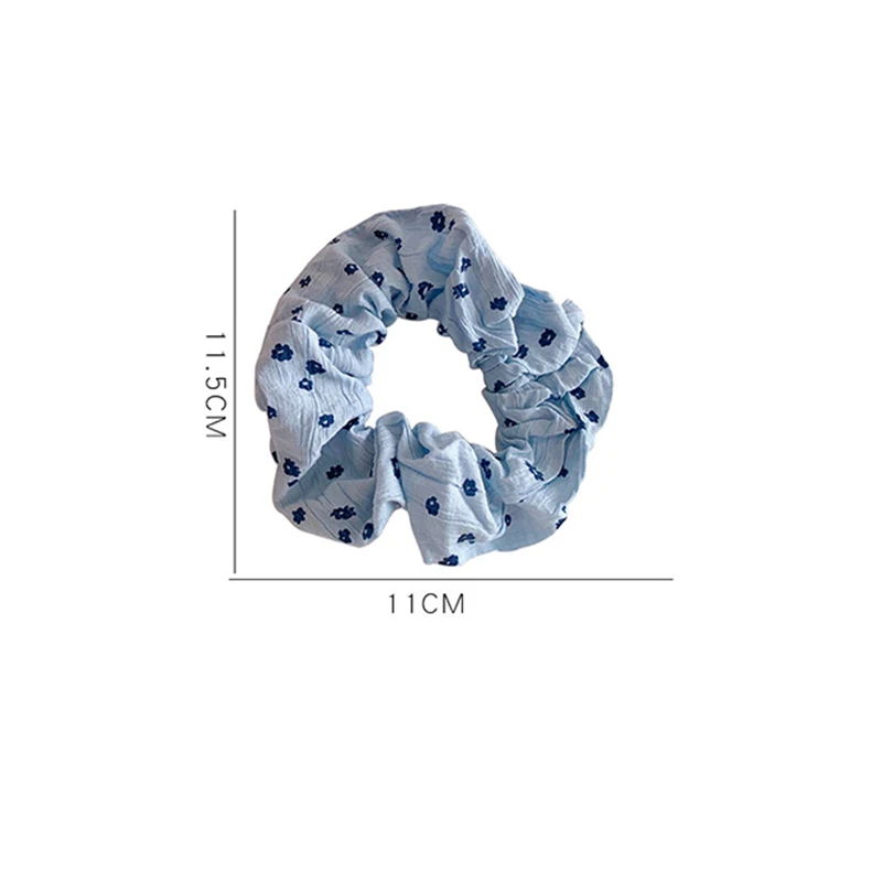 

Floral Scrunchies Hair Ties Rope Girls Ponytail Holders Vintage Rubber Band Elastic Hair Band Fashion Hair Accessories