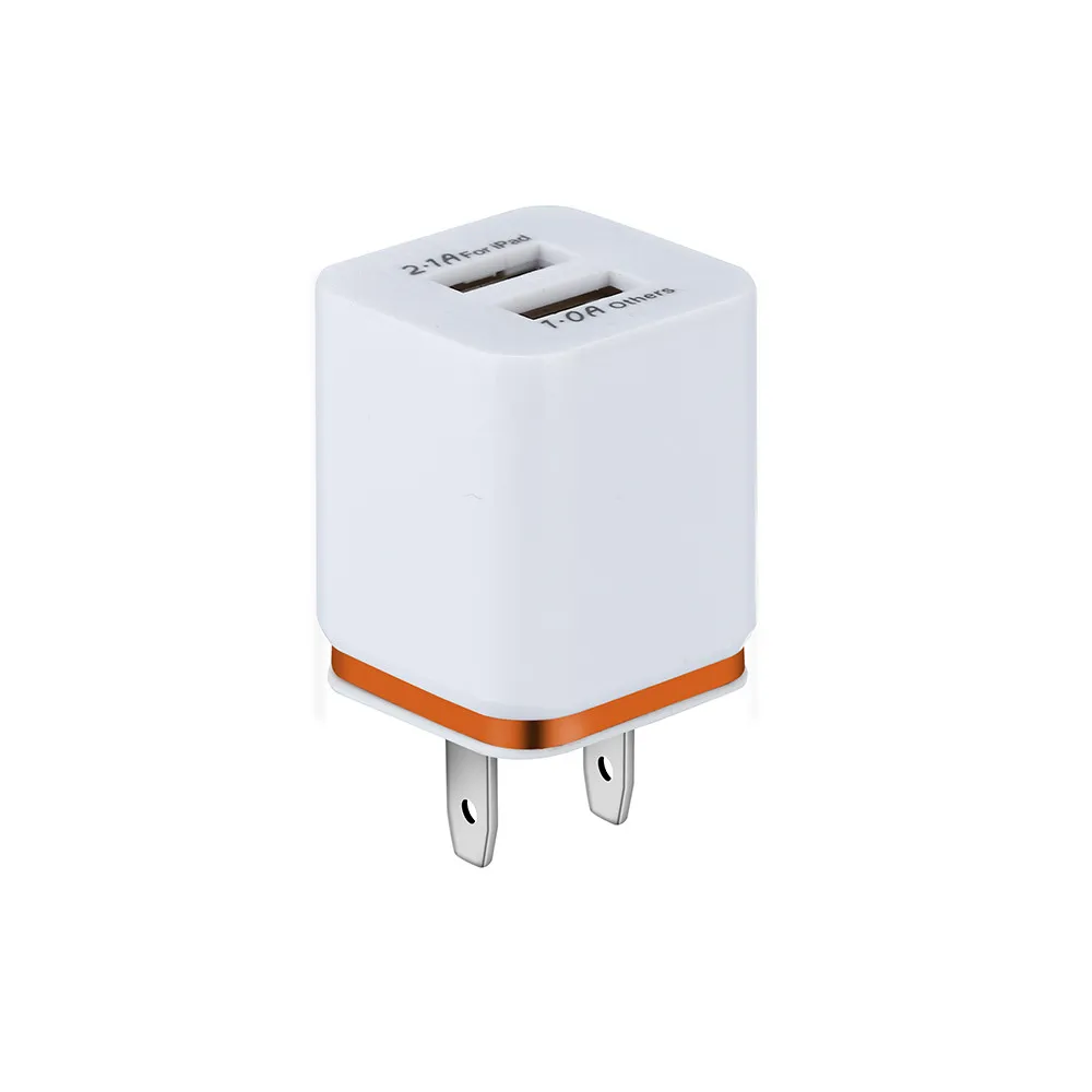1 шт 5 V/2A с двумя USB портами Зарядное устройство быстрой зарядки для samsung iPhone XS макс.