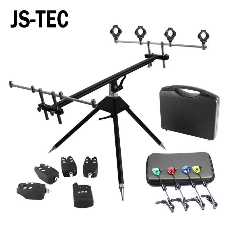 Светодиодный держатель для удочки алюминиевый ловли карпа сигнализация укуса