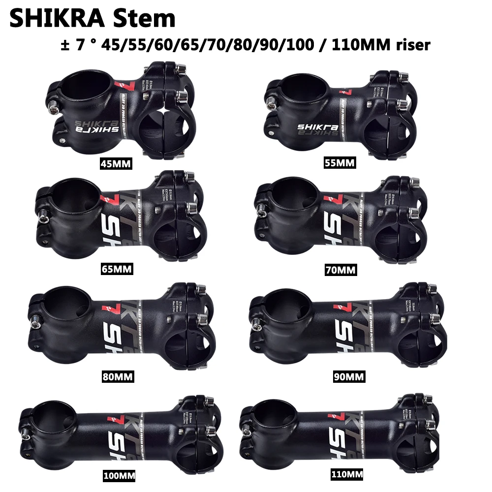 SHIKRA руль для велосипеда MTB дорожный подставка 31 8 мм Горный Руль Подставка 7