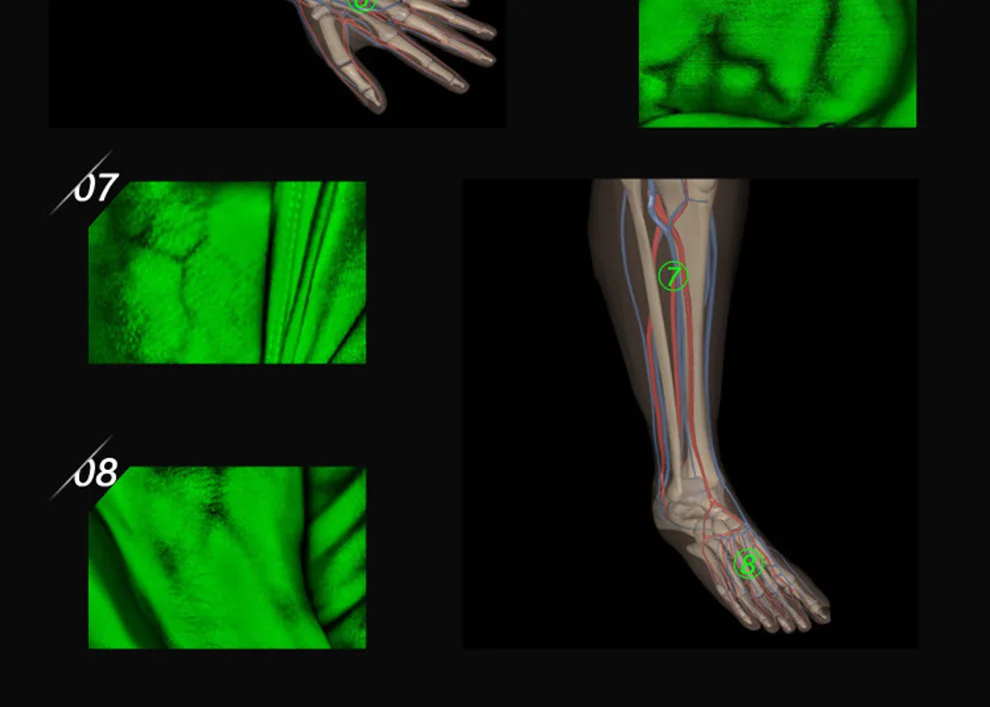 HD 2 мегапикселя регулируемый для взрослых и детей дисплей Инфракрасные Фонари USB