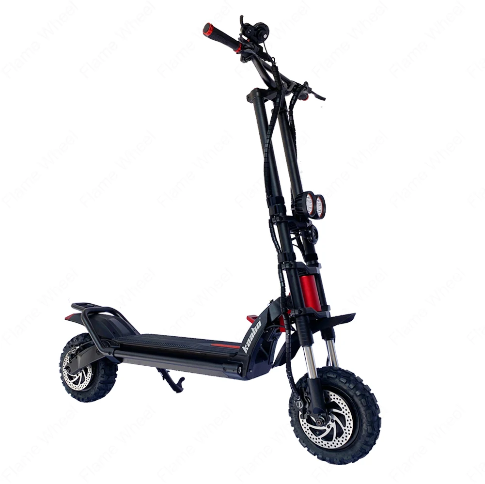 Bestellen Original Kaabo Wolf Krieger II 11inch 60V 35AH LG Batterie Top Geschwindigkeit 80 Km/h Elektrische Roller Mit Hydraulische Dämpfung