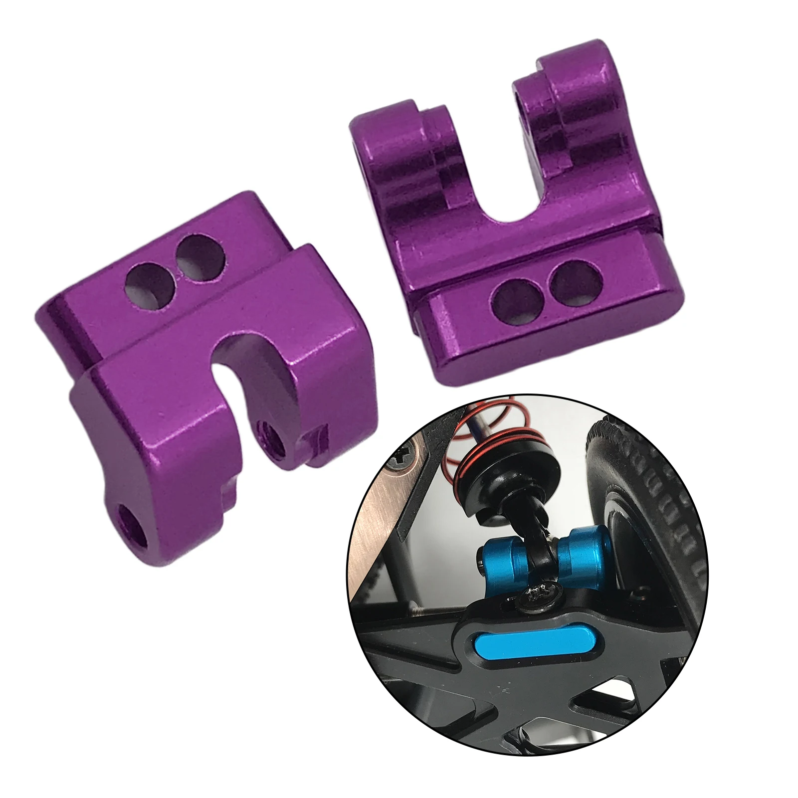 

2x 1/12 Scale RC Car Upgrade Parts Rear Shock Mount Easy and Convenient to Install and Use
