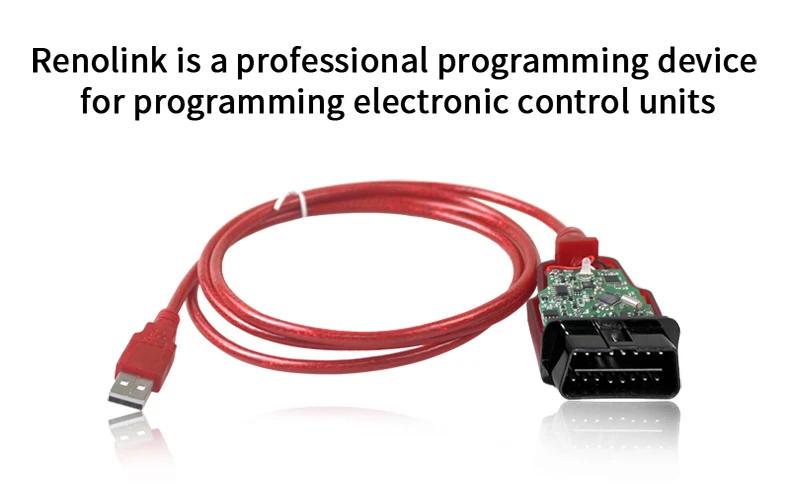 Renolink OBD2 forRenault ECU программист V1.52 CD Программное обеспечение ключ кодирования UCH соответствие приборной панели кодирование ECU сброс функции