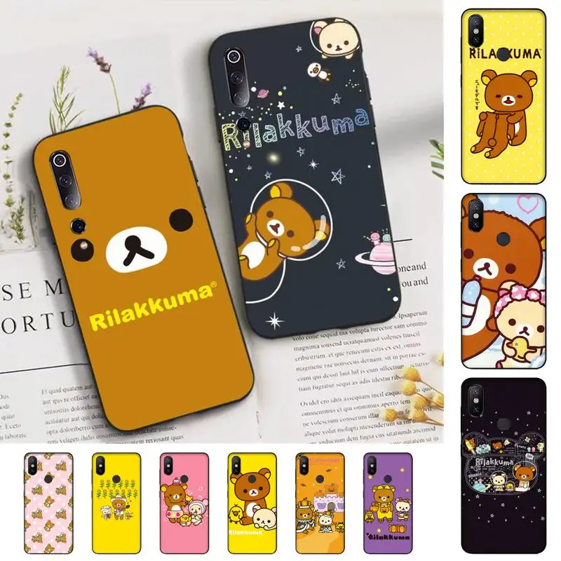 Милый мультяшный чехол FHNBLJ Rilakkuma для телефона Xiaomi mi 9 8 10 5 6 lite F1 SE Max 3 2 mix 2s|Бамперы| |