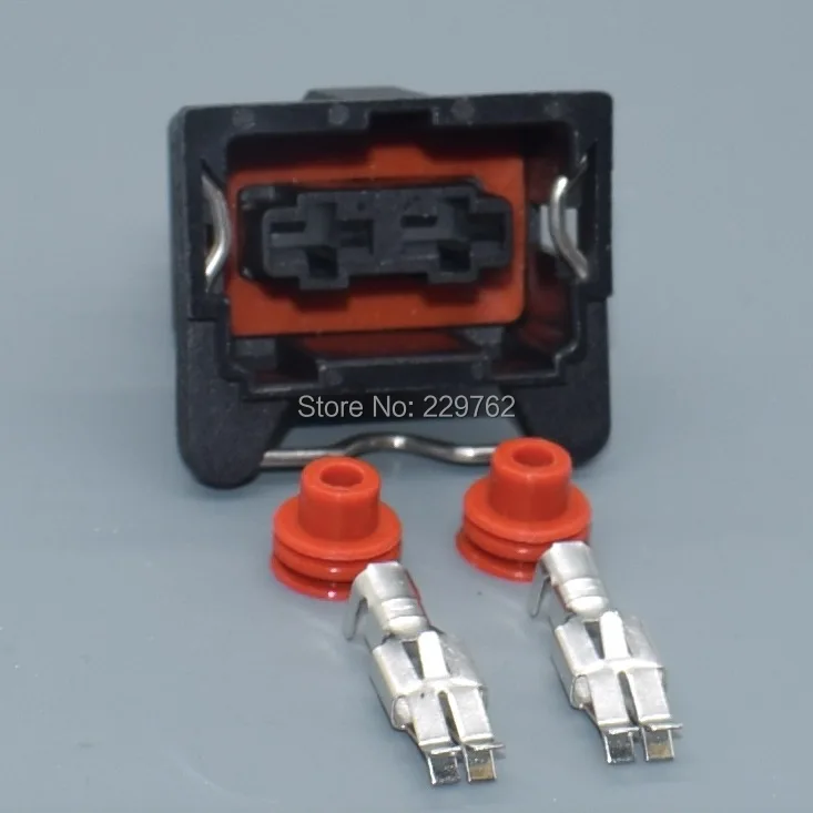 Shhworldsea 2/100 комплектов 2 штырька для VW 6 3 мм автомобильный водонепроницаемый штекер