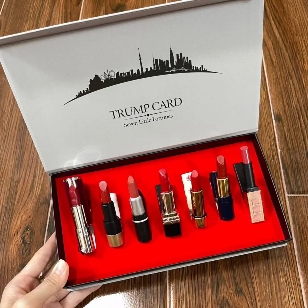 

New brand Makeup 7pcs Set Matte Lipstick Persistent Coloring Lip Glaze Waterproof Moisturizing Lipstick For Women Lip Cosmetic