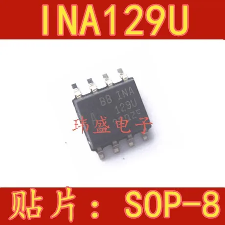 

10pcs INA129 INA129U INA129UA SOP-8